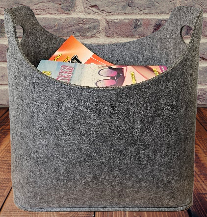 Puunkantokassi, tummanharmaa huopa 30L - Säilytys - 6438159772426 - 2