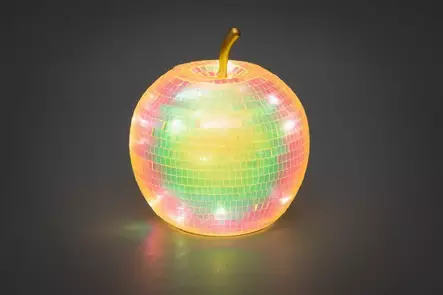 Finnlumor LED-omena 16 cm peilimosaiikki - Koristevalot - 6410416517537 - 1