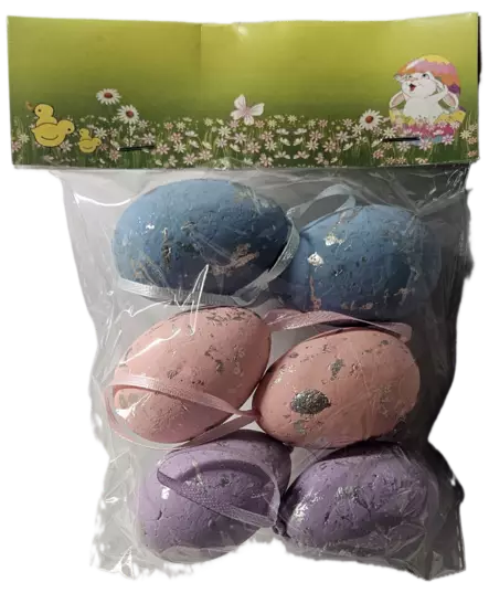 KORISTEMUNAT 6KPL PUSSISSA - Juhlakoristeet - 6438159396097 - 1