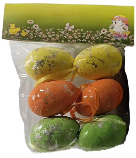 KORISTEMUNAT 6KPL PUSSISSA - Juhlakoristeet - 6438159396097 - 2