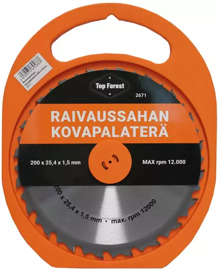Raivaussahan kovapalaterä 200x25,4x1,5mm - Raivaussahat - 6430074694838 - 1